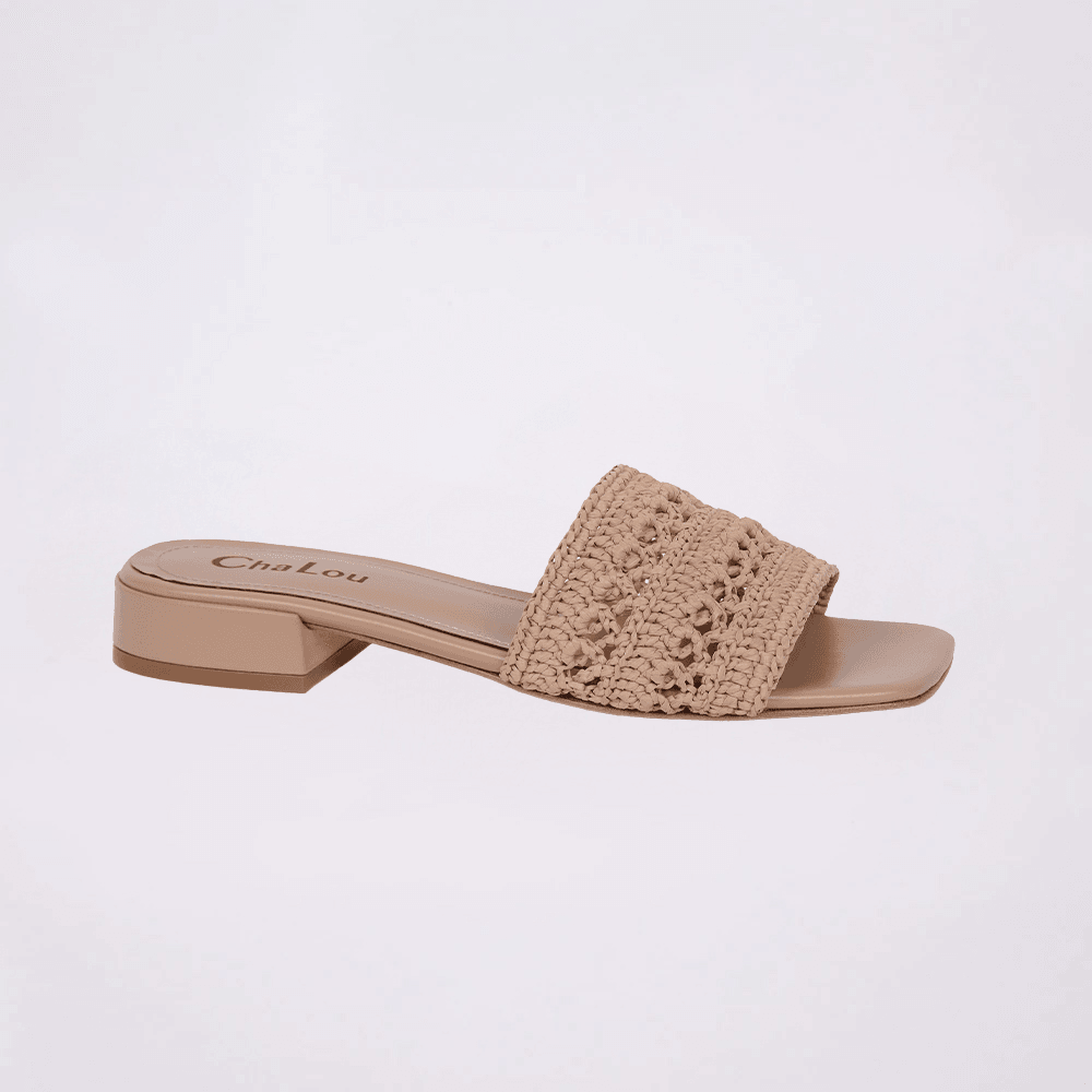 Cha Lou Beige Slippers