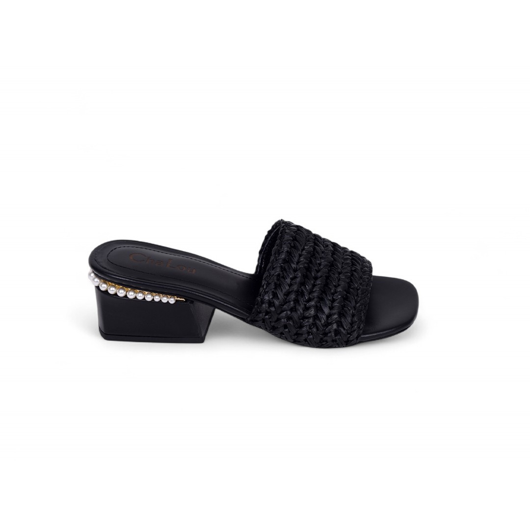Cha Lou Midnight Pearl Slippers