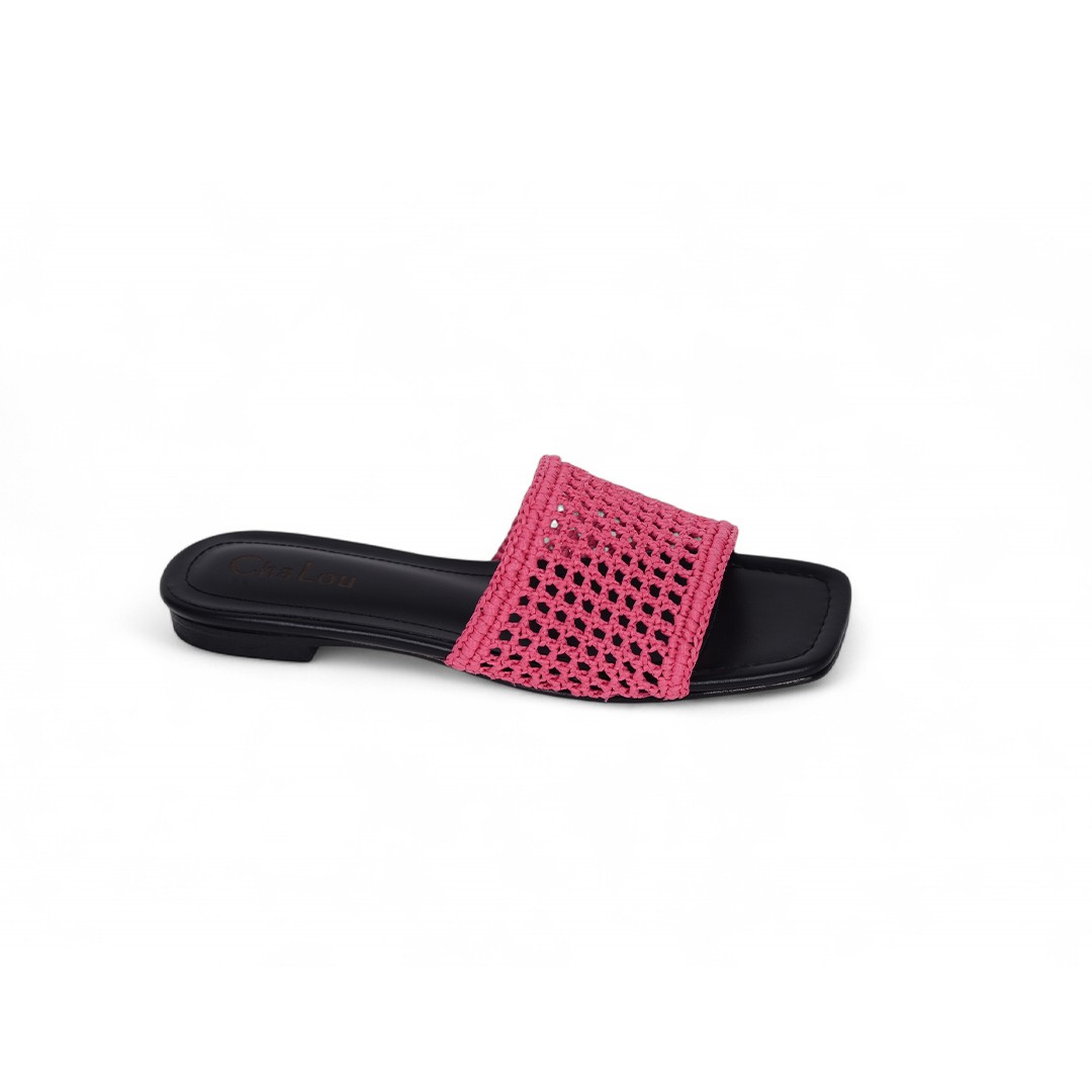 Cha Lou Pink Slippers