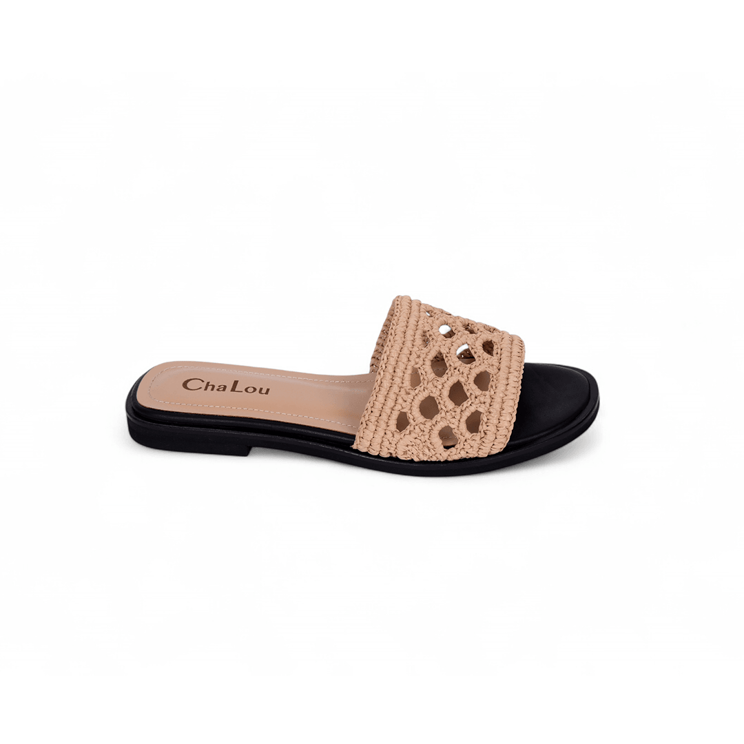 Cha Lou Beige Slippers