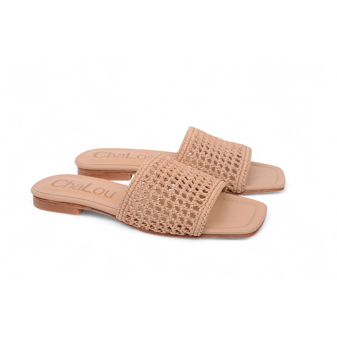 Cha Lou Beige Slippers image