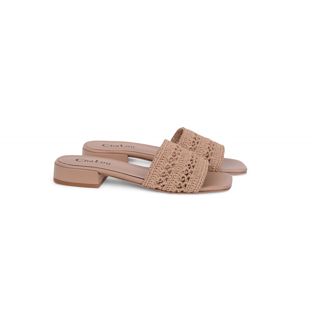Cha Lou Beige Slippers image