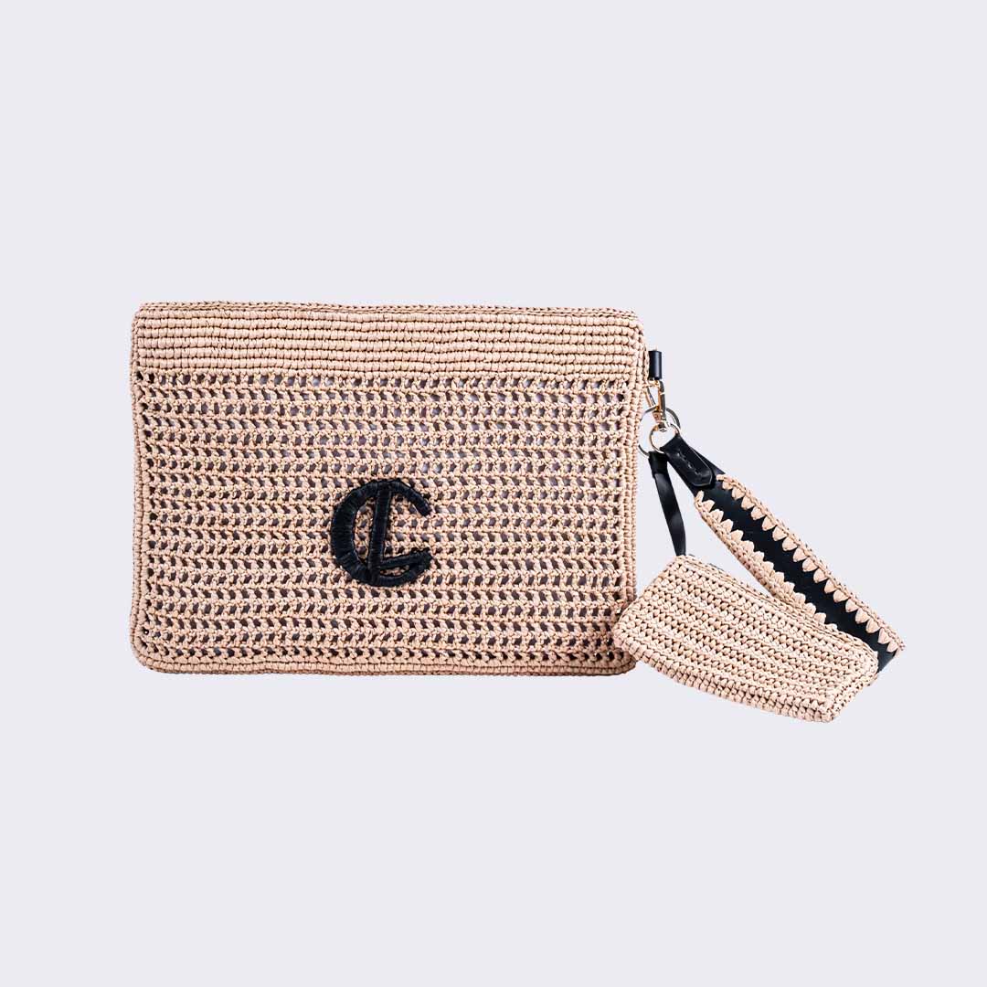 Cha Lou Beige Clutch main variant image
