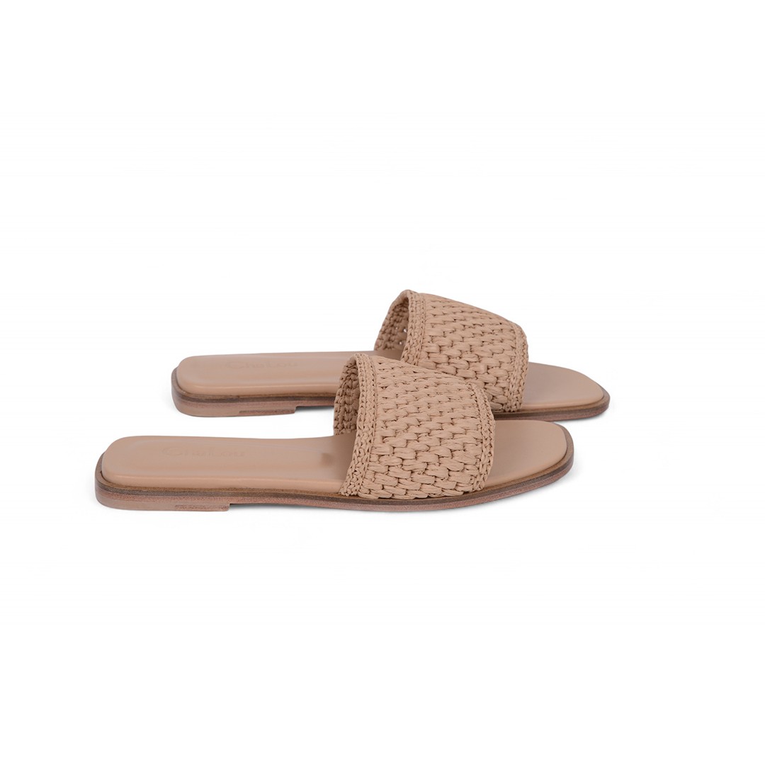 Cha Lou Beige Slippers image