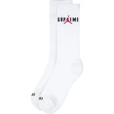 Supreme  x Jordan White Socks