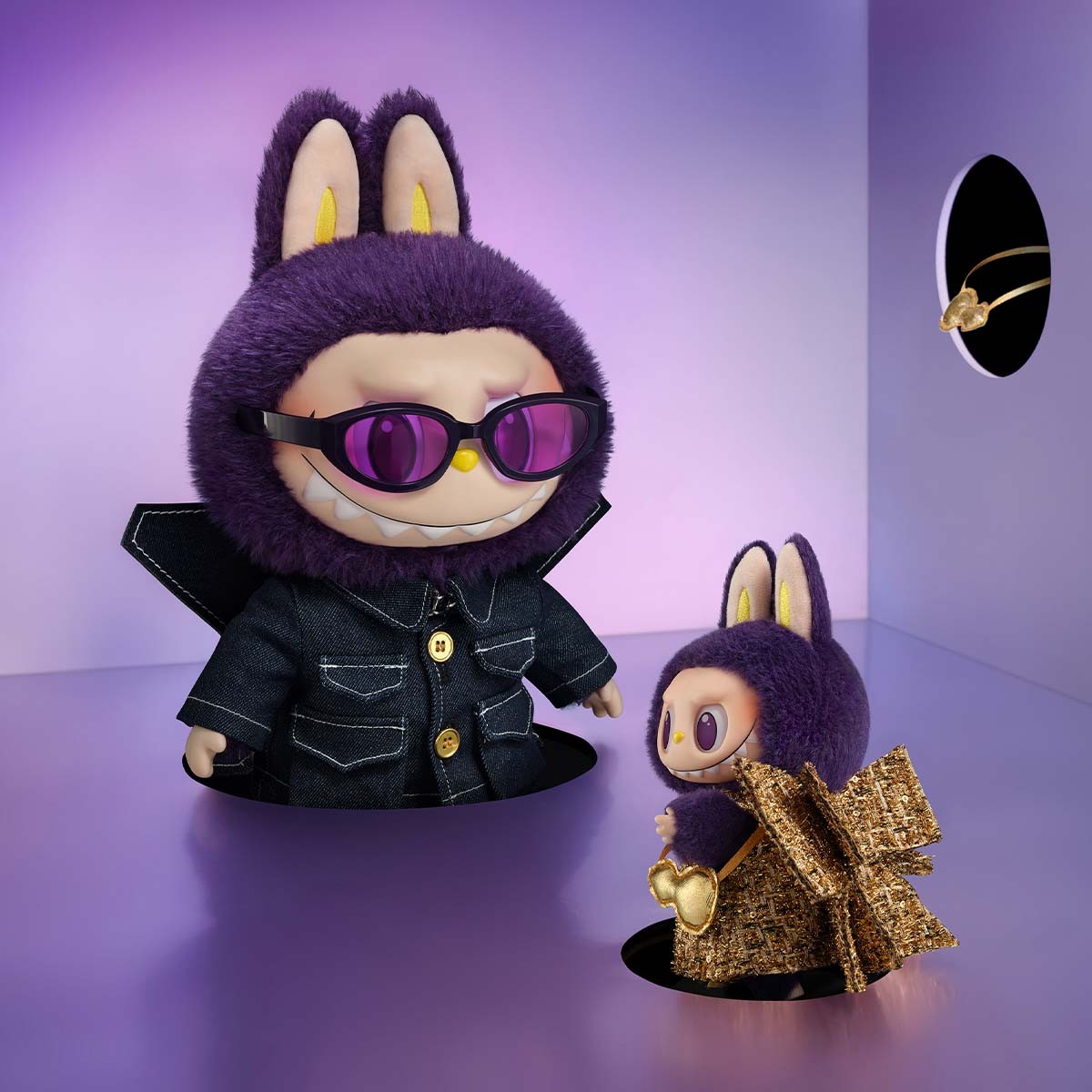 Pop Mart LABUBU X PRONOUNCE- WİNGS OF FORTUNE Vinyl Plush Hanging Card