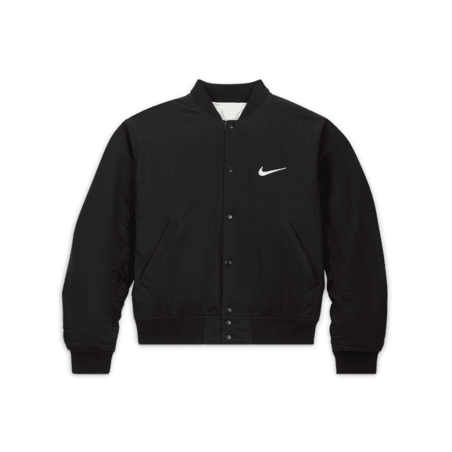 Stüssy x Nike Reversible Varsity Jacket 'Black'