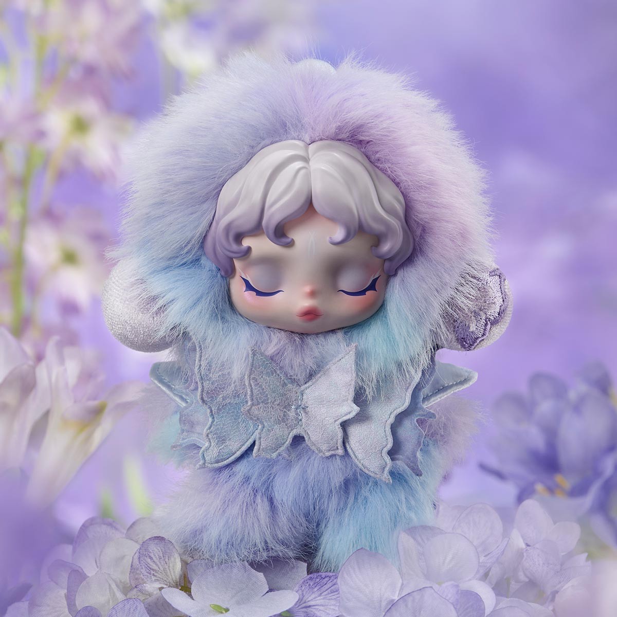 Pop Mart SKULLPANDA L'impressionnisme Series Plush Doll 'Lightning'