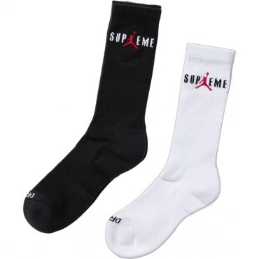 Supreme  x Jordan White Socks