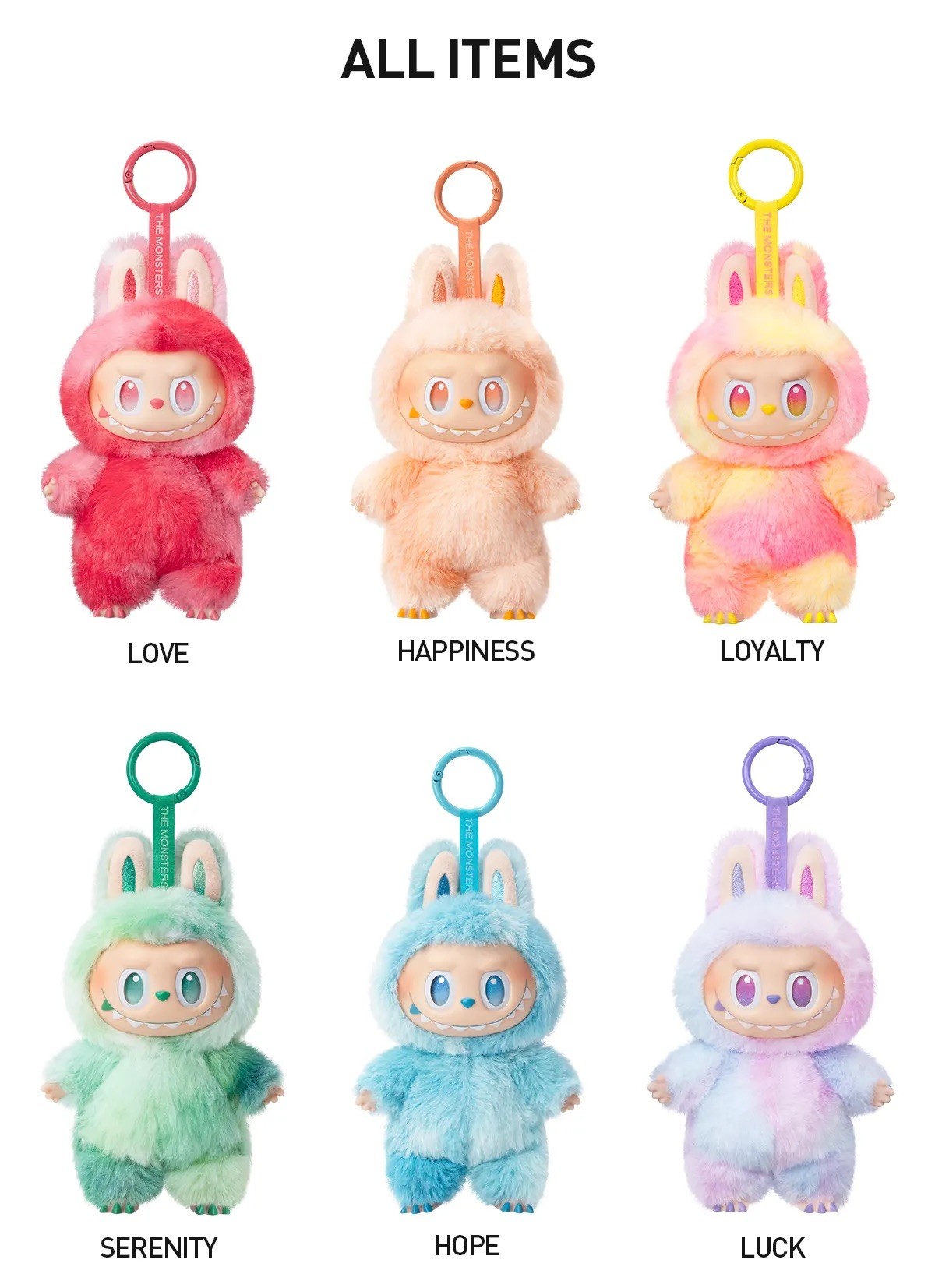 Pop Mart Labubu THE MONSTERS Big into Energy Series-Vinyl Plush Pendant Blind Box