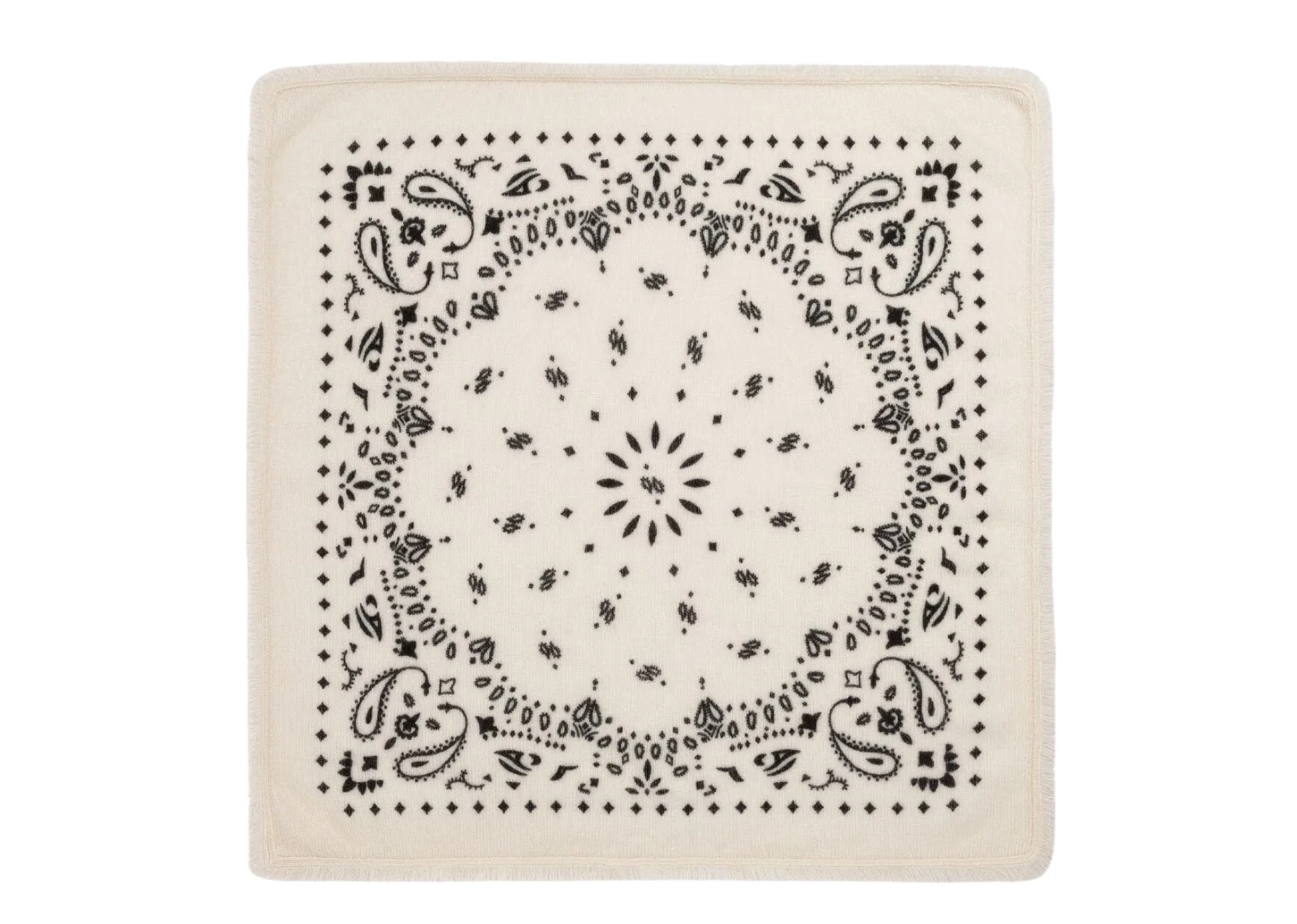 Kujten Hachi Cashmere Bandana 'White'