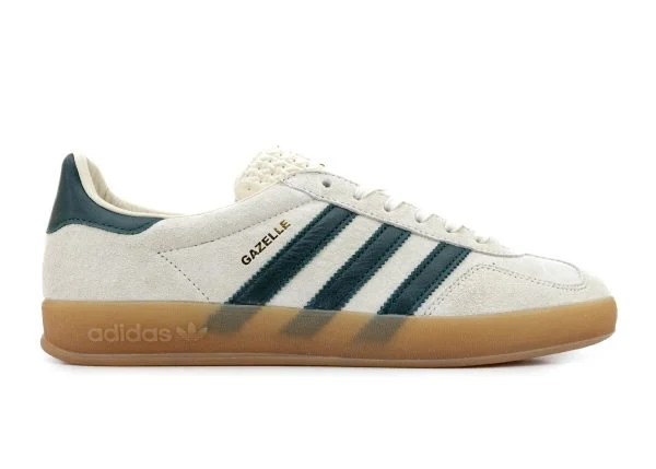 adidas Gazelle Indoor Cream White Collegiate Green Gum