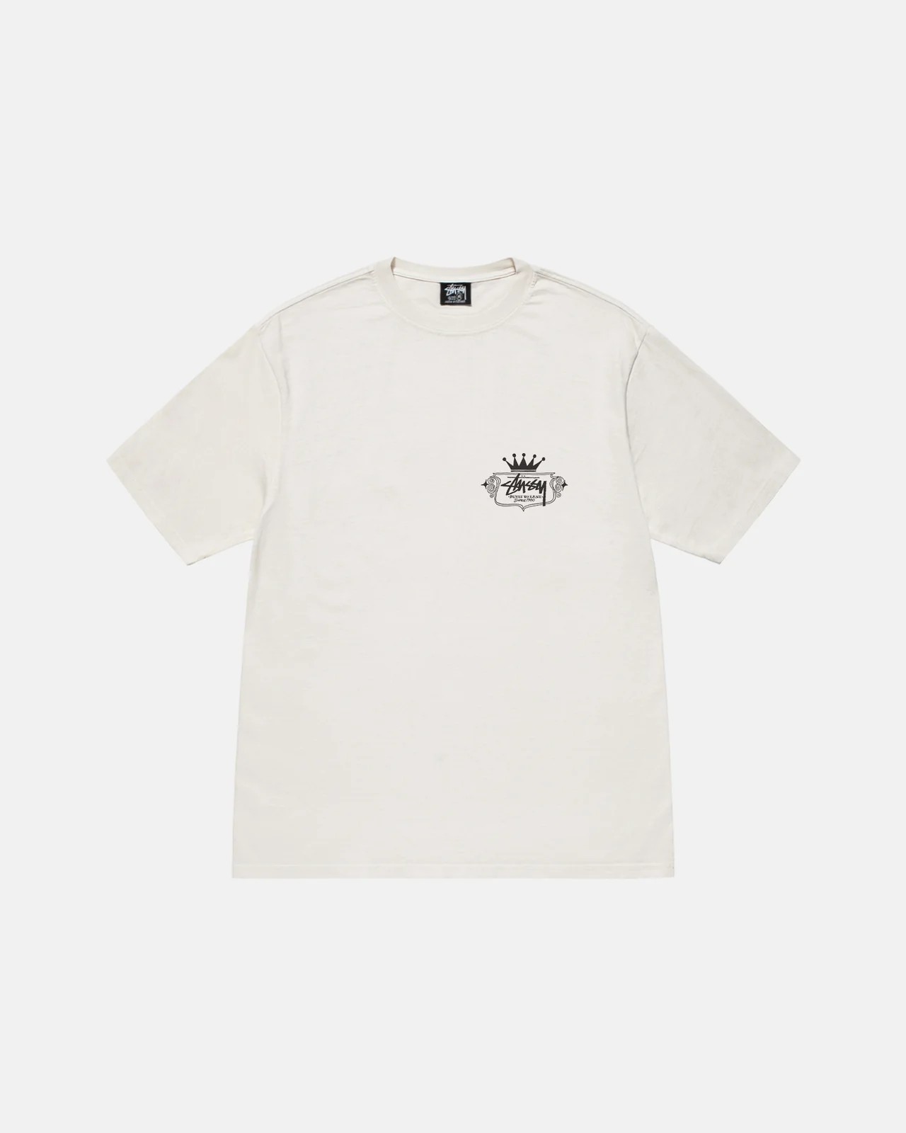 Stüssy Built to Last Tee Pigment Dyed 'White'