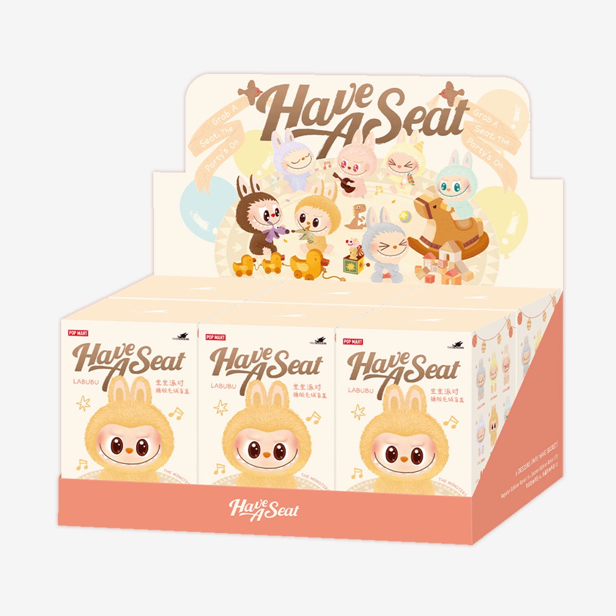 Pop Mart THE MONSTERS - Have a Seat Vinyl Plush Blind Box