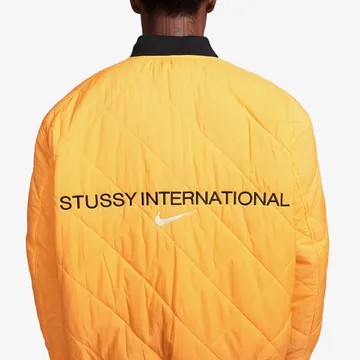 Stüssy x Nike Reversible Varsity Jacket 'Olive'