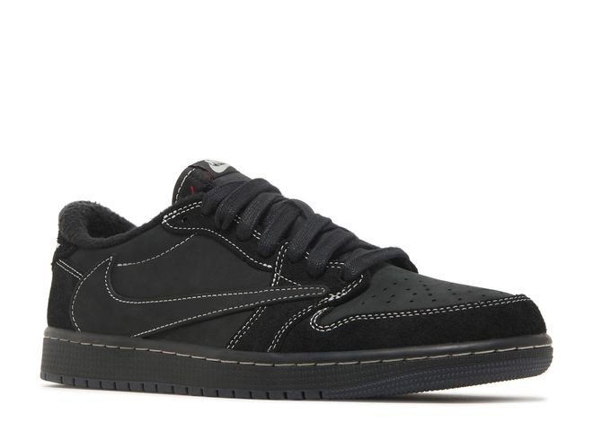 Travis Scott X Jordan 1 Retro Low OG SP 'Black Phantom'