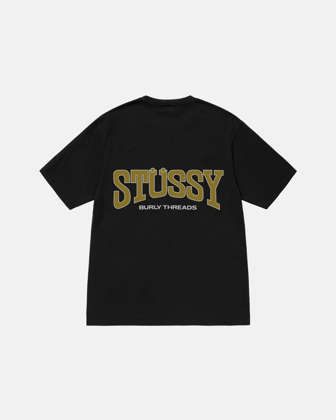 Stüssy Burly Threads Tee Pigment Dyed 'Black'