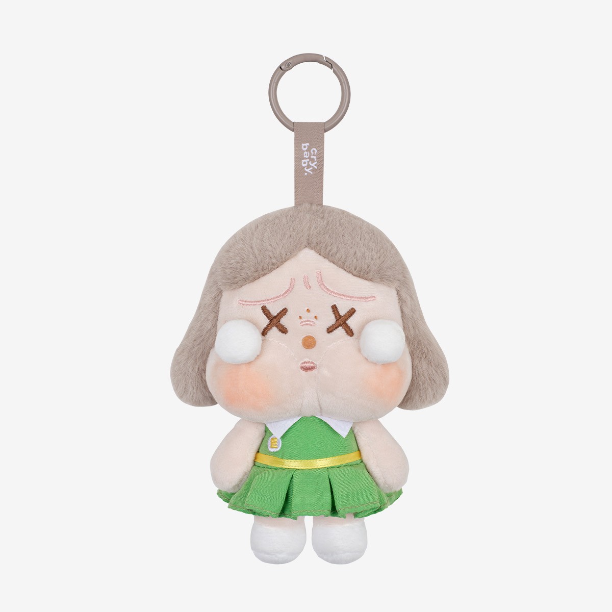 Pop Mart CRYBABY Sunset Concert Series-Plush Pendant 'Dim Green'