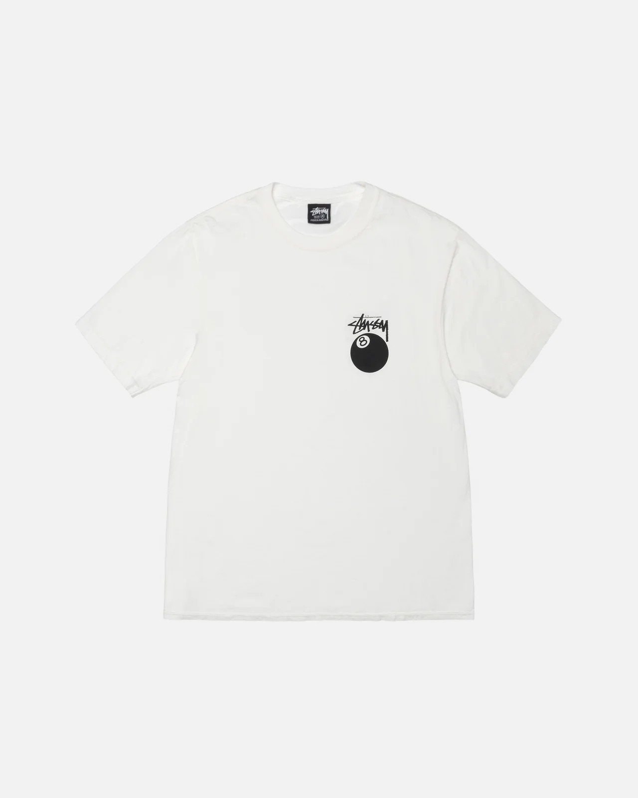 Stüssy 8 Ball Tee Pigment Dyed 'White'