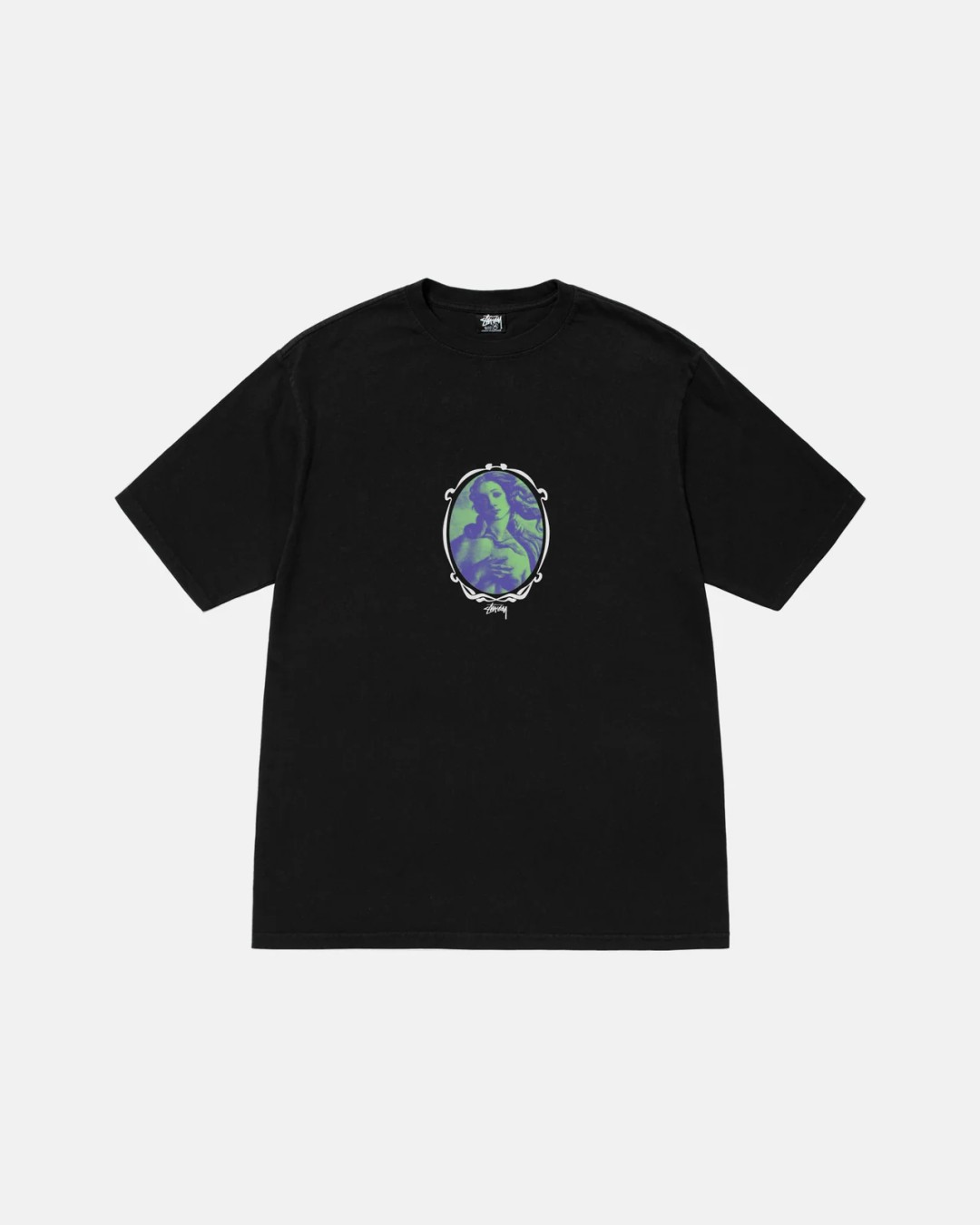 Stussy Venus Oval Tee Pigment Dyed Black