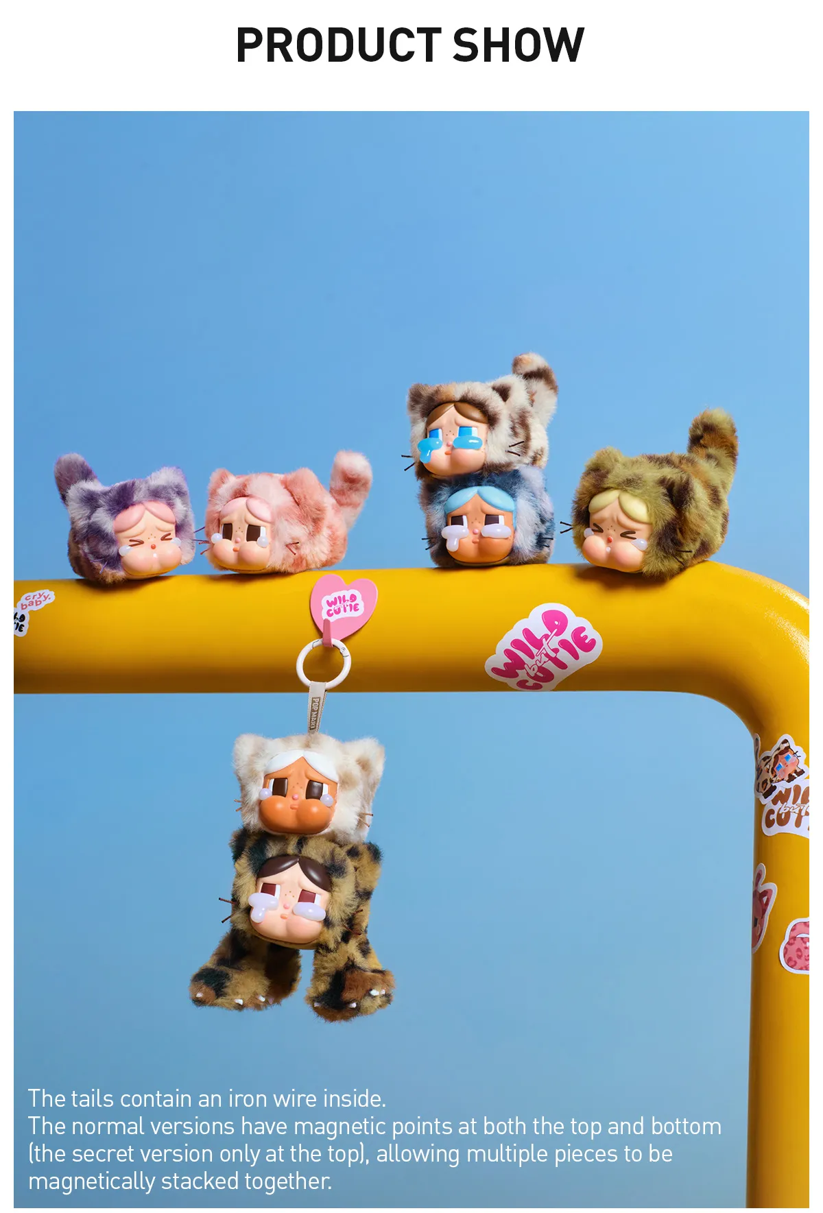 Pop Mart CRYBABY Wild but Cutie Series - Vinyl Plush Pendant Blind Box