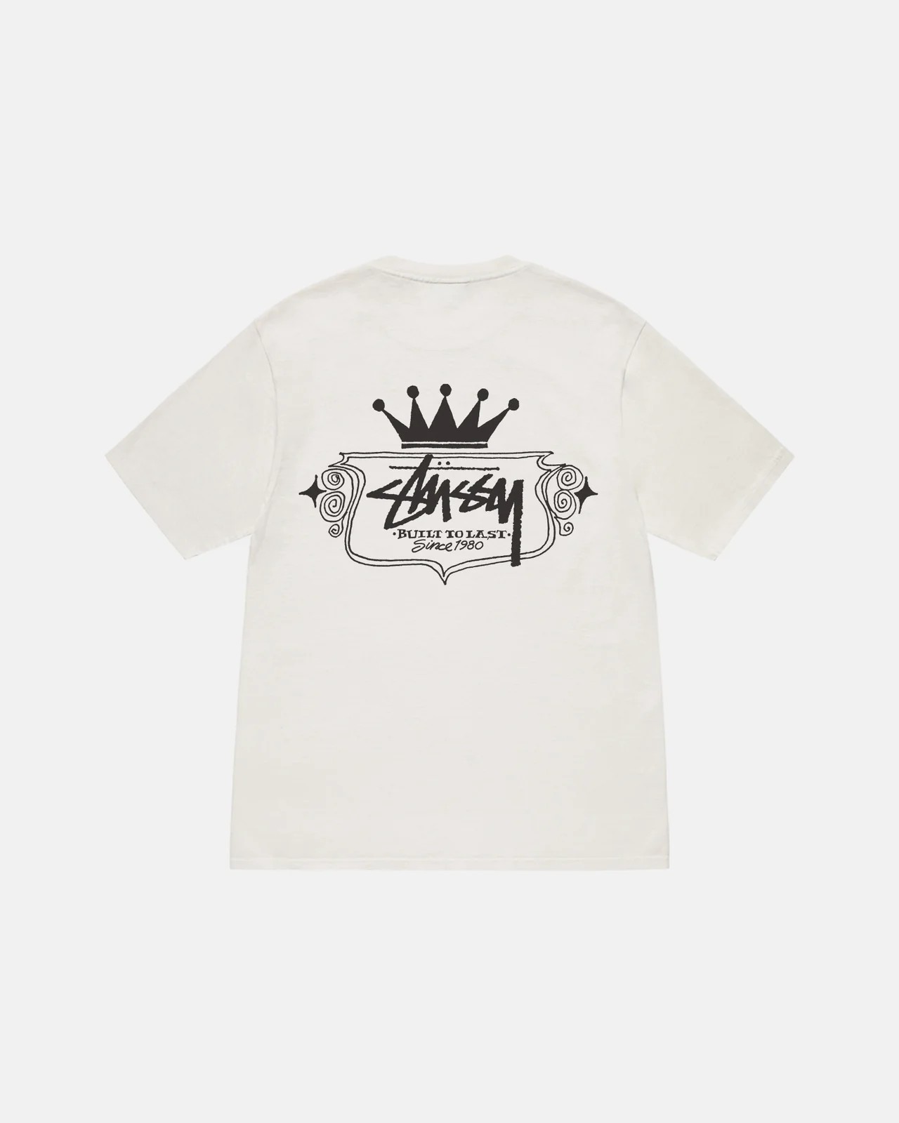 Stüssy Built to Last Tee Pigment Dyed 'White'