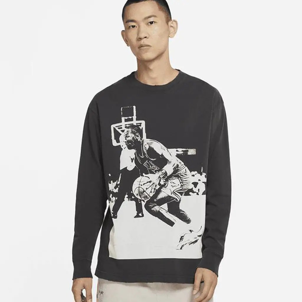 Union x Jordan Long Sleeve Tee Off Noir