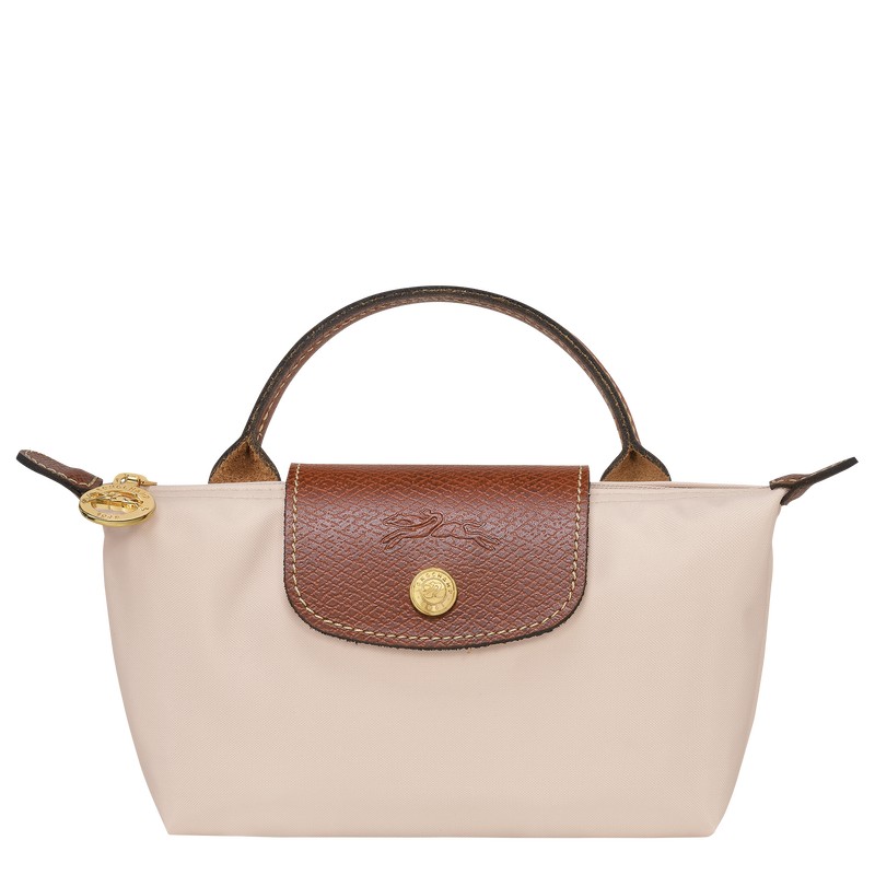 Longchamp Le Pliage Original XS El Çantası Krem