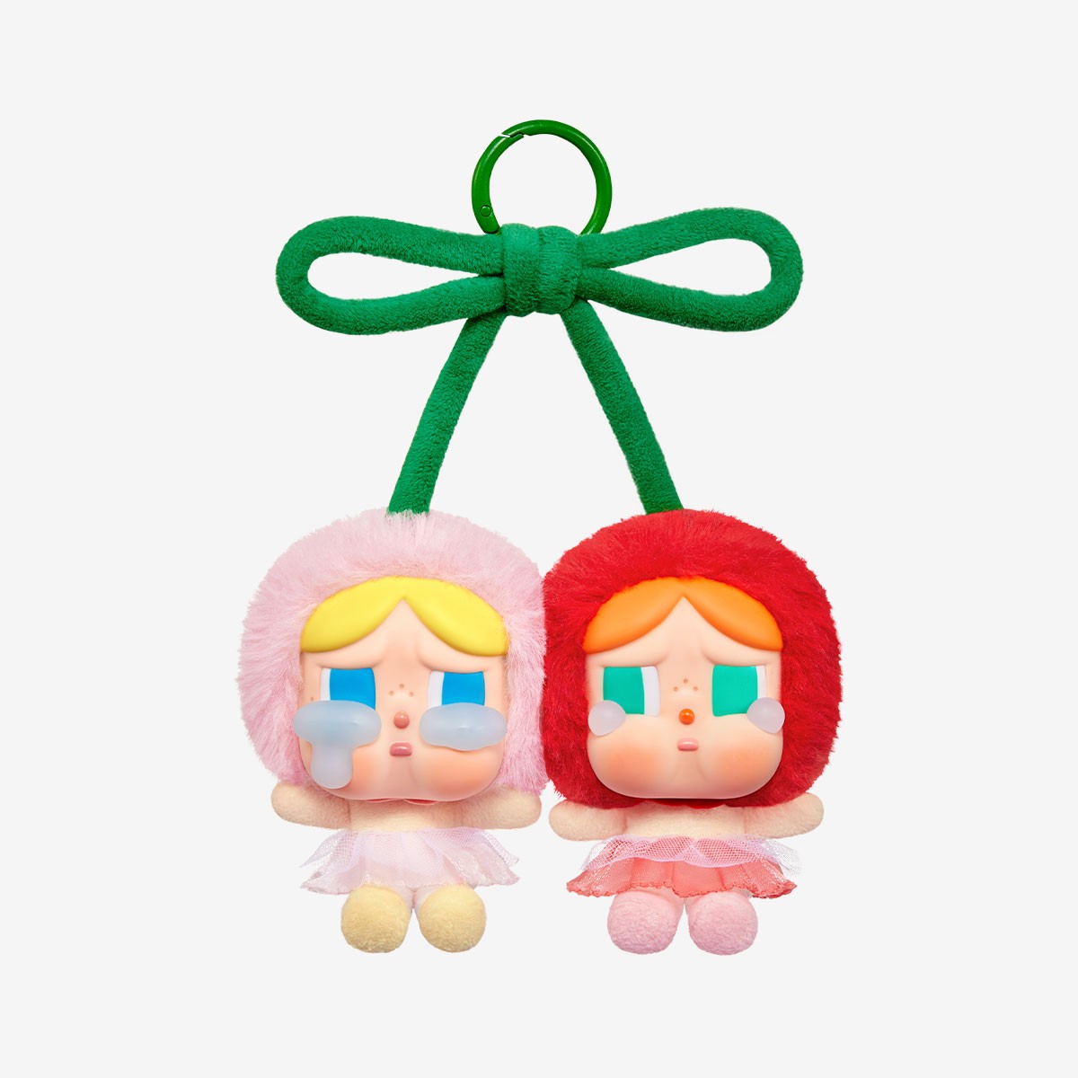 Pop Mart CryBaby Crying For Love Series (Love You Cherry Much) Vinyl Plush Hanging Card
