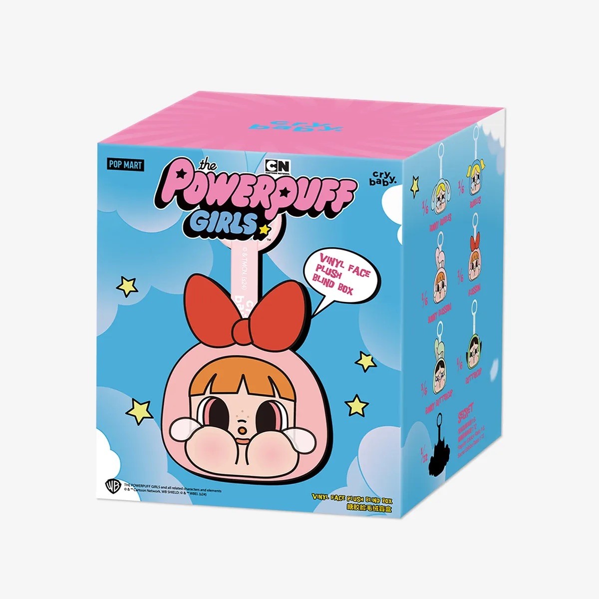 Pop Mart CRYBABY × Powerpuff Girls Series-Vinyl Face Plush Blind Box