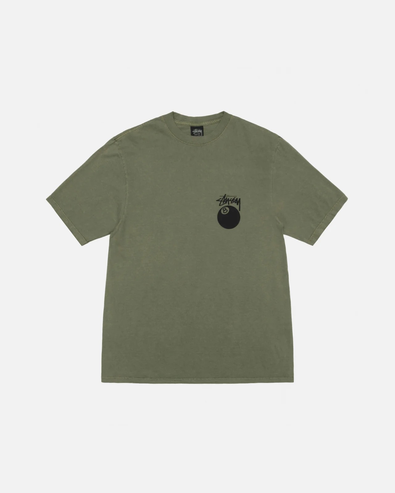 Stüssy 8 Ball Pigment Dyed Tee "Green"