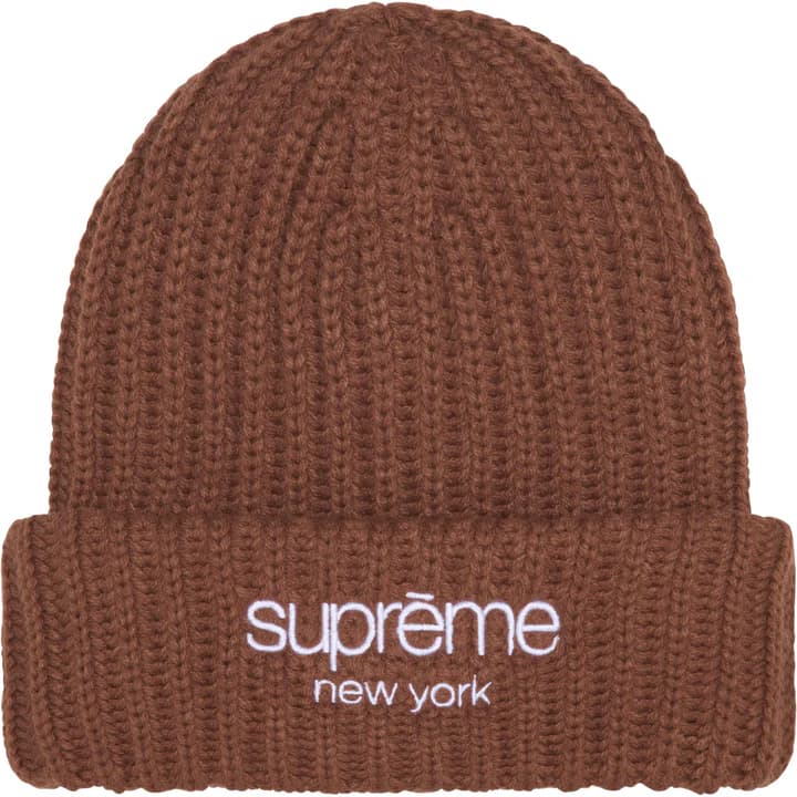 帽子 supreme ClassicLogo Chunky Ribbed Beanie Amazon | [シュプリーム] Classic Logo Chunky Ribbed Beanie