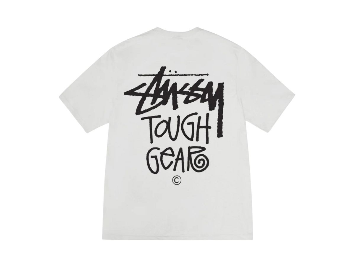 Stüssy Tough Gear Tee Pigment Dyed 'Fog'