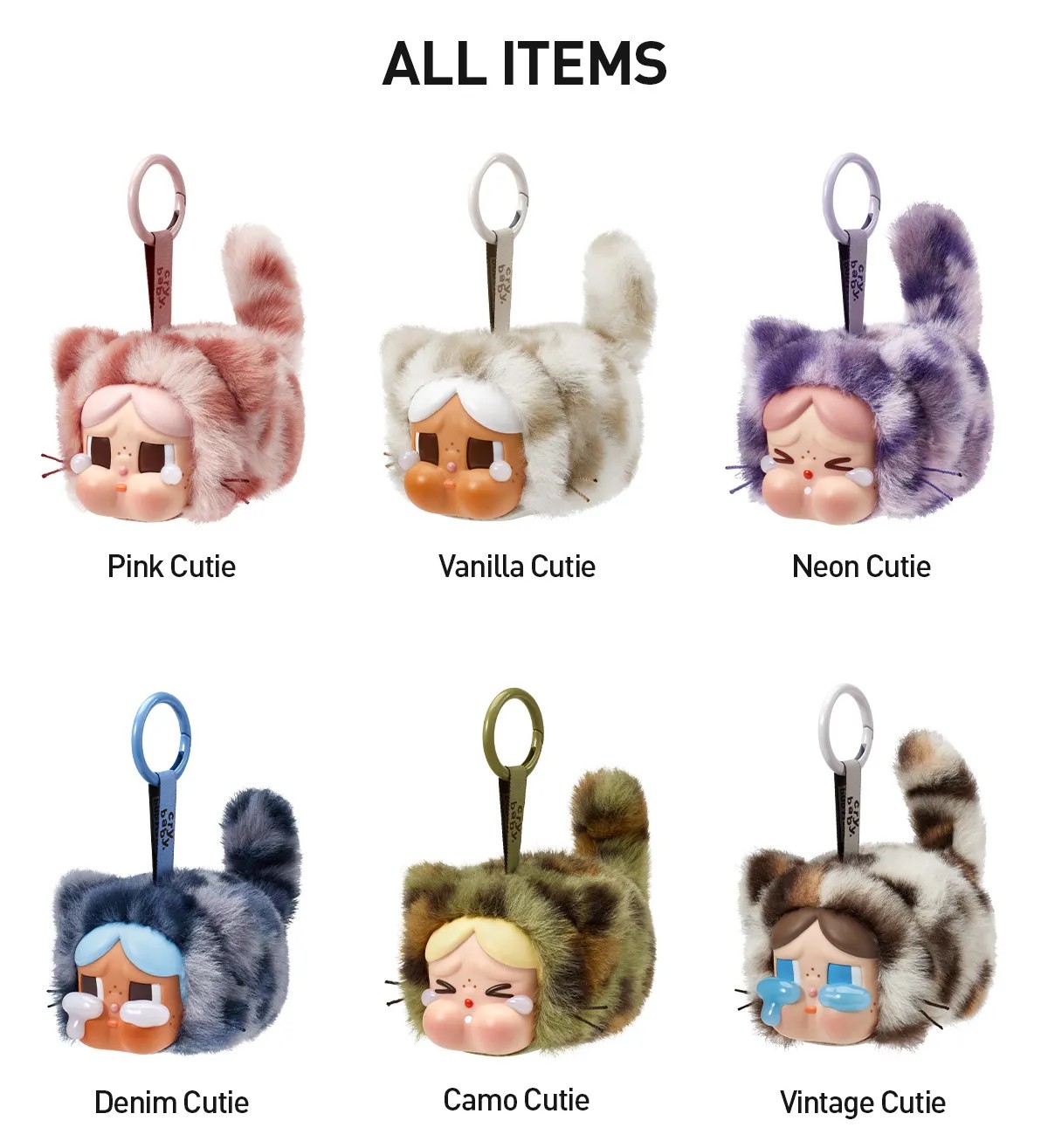 Pop Mart CRYBABY Wild but Cutie Series - Vinyl Plush Pendant Blind Box
