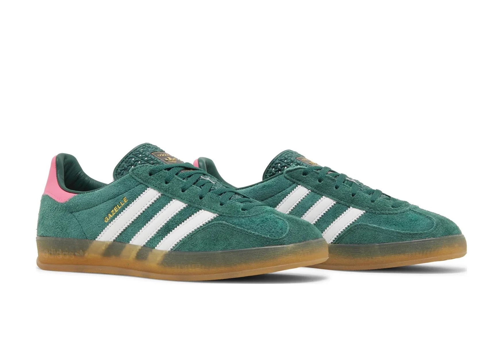 adidas Gazelle Indoor Collegiate Green Lucid Pink 