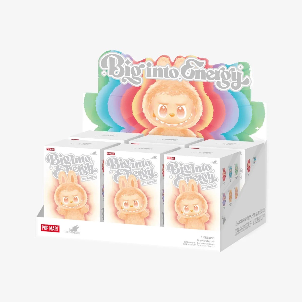 Pop Mart Labubu THE MONSTERS Big into Energy Series-Vinyl Plush Pendant Blind Box
