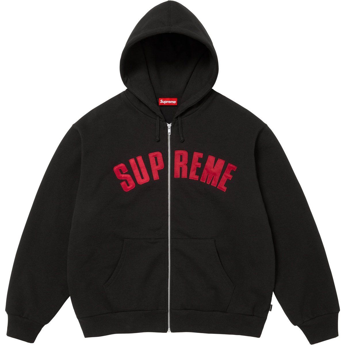 Supreme Arc Thermal Zip Up Hooded Sweatshirt - 'Black' 
