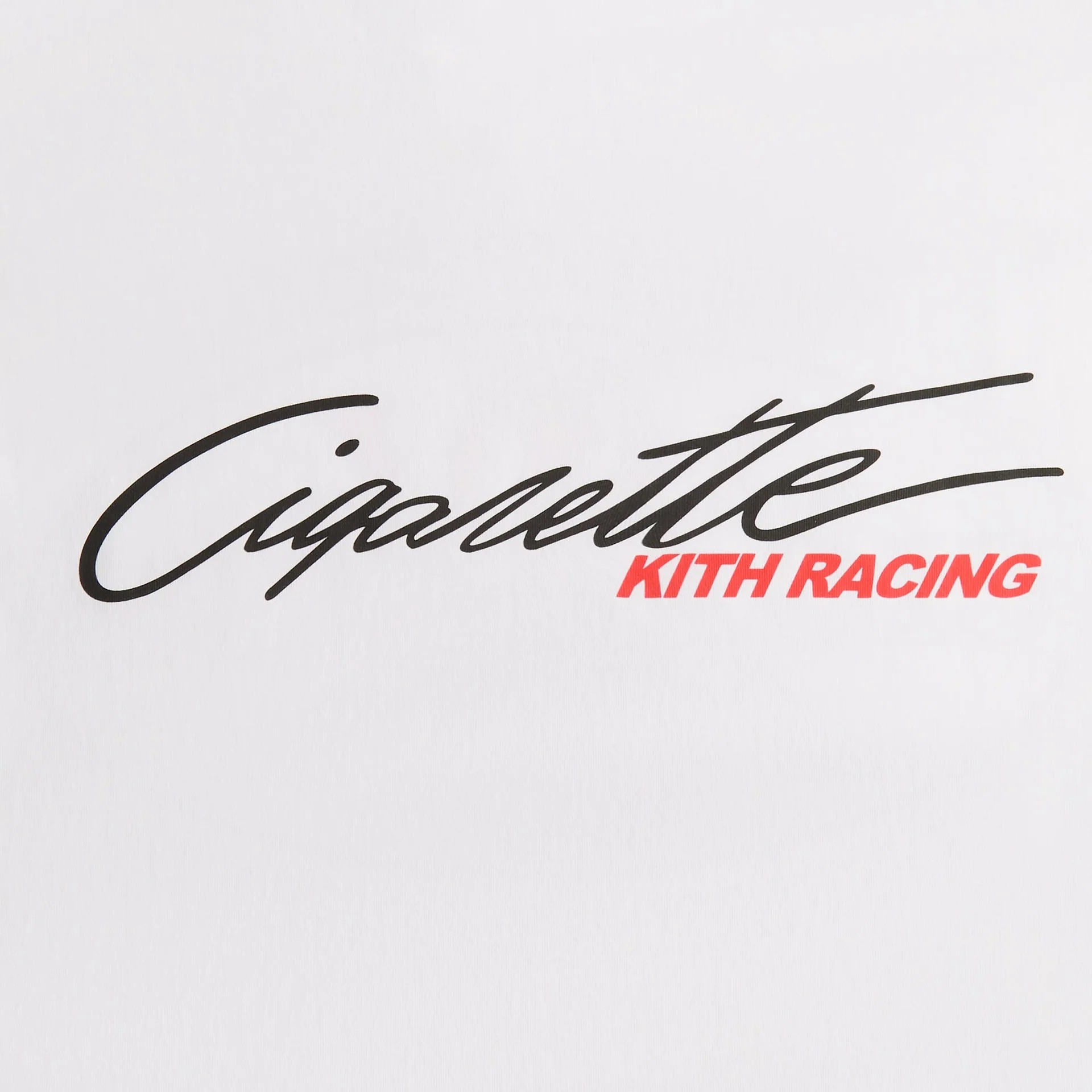 Kith for Cigarette Racing Vintage Tee 'White'