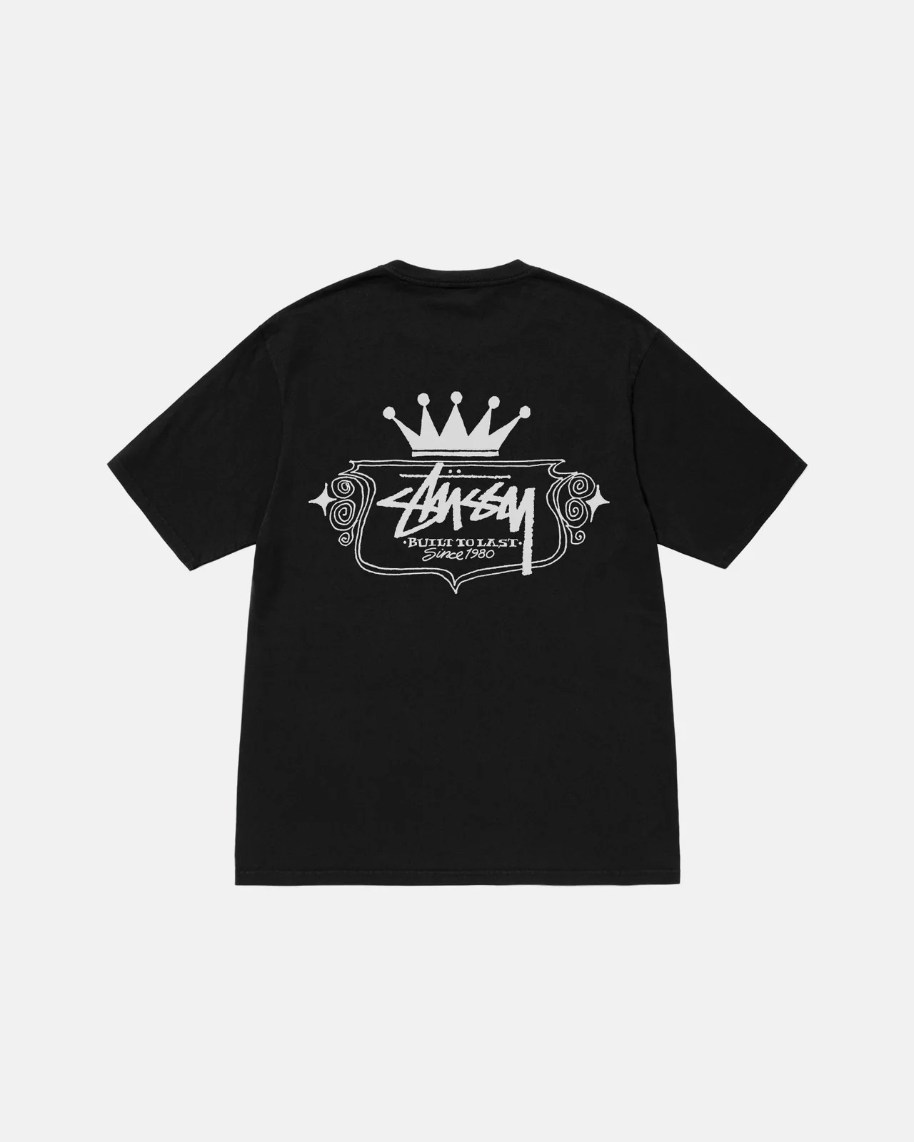 Stüssy Built to Last Tee Pigment Dyed 'Black'