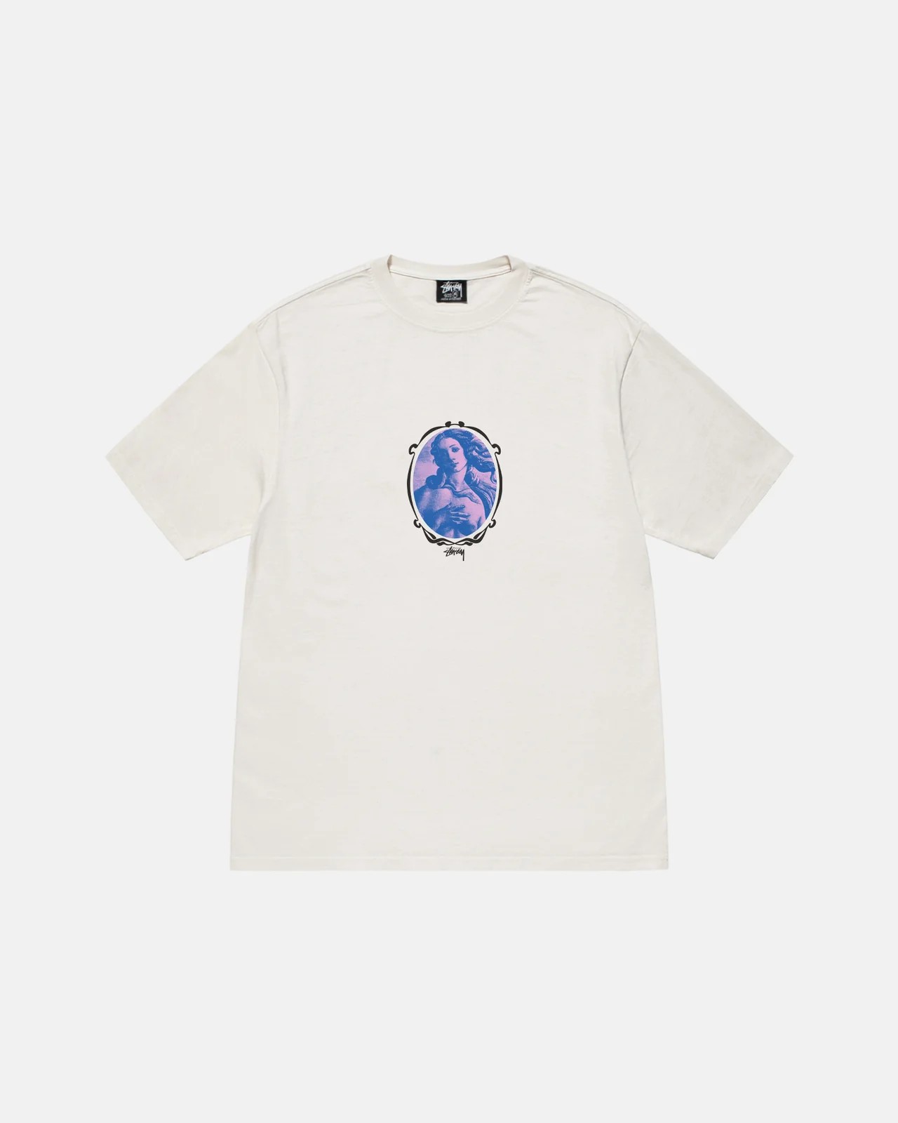 Stüssy Venus Oval Tee Pigment Dyed 'White'