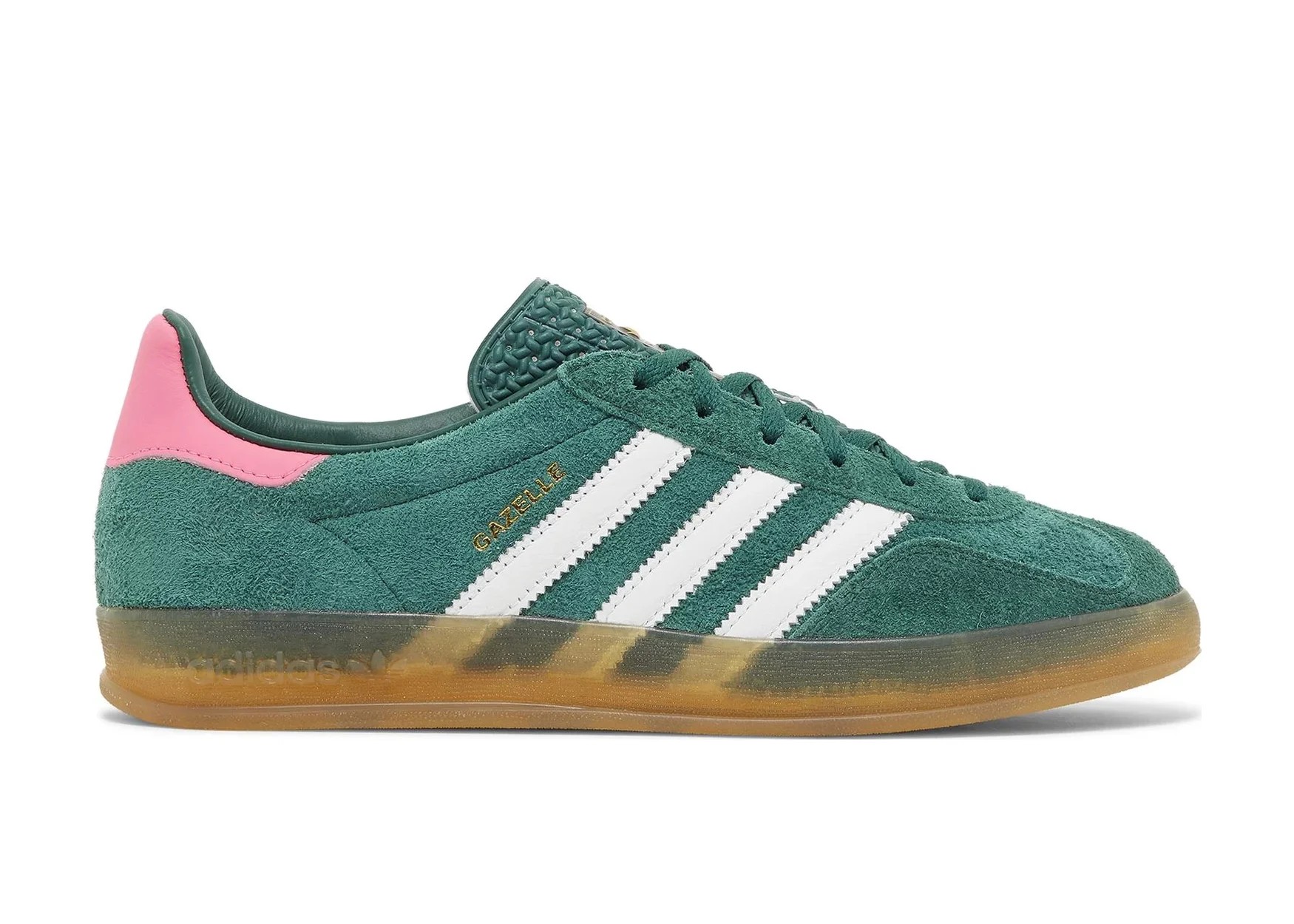 adidas Gazelle Indoor Collegiate Green Lucid Pink 