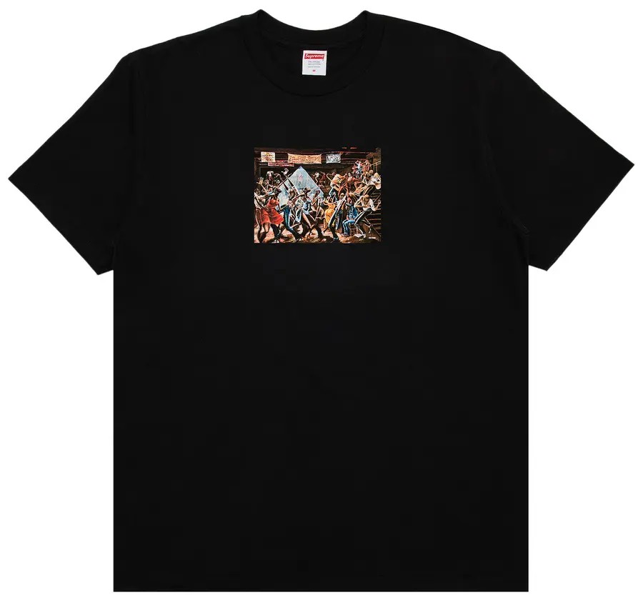 Supreme x Ernie Barnes Tee 'Black'
