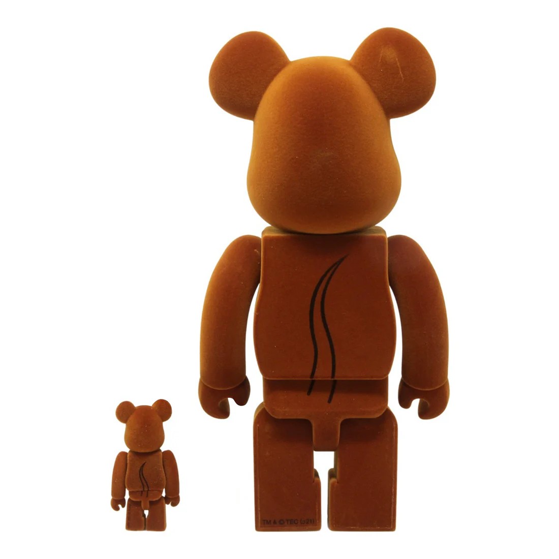 Bearbrick Tom and Jerry: Jerry Flocky 100% & 400% Set