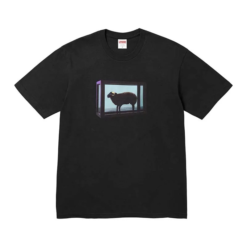 Supreme Damien Hirst Black Sheep Tee Black