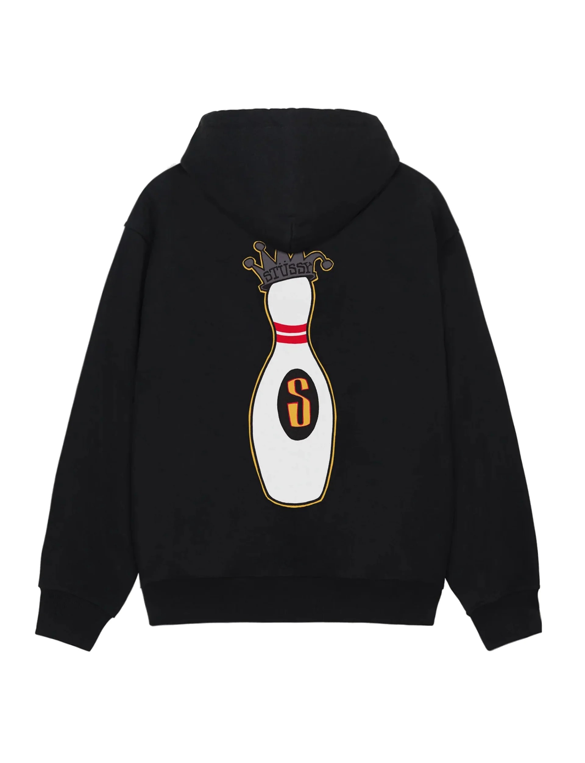 Stüssy Kingpin Zip-Up Hoodie Black