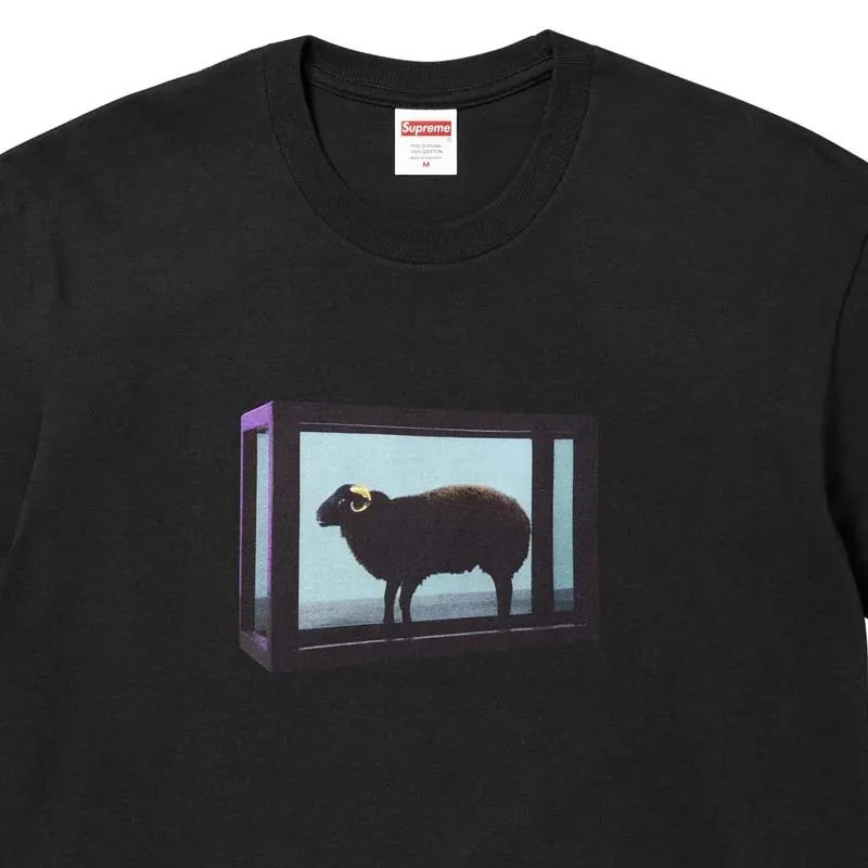 Supreme Damien Hirst Black Sheep Tee Black