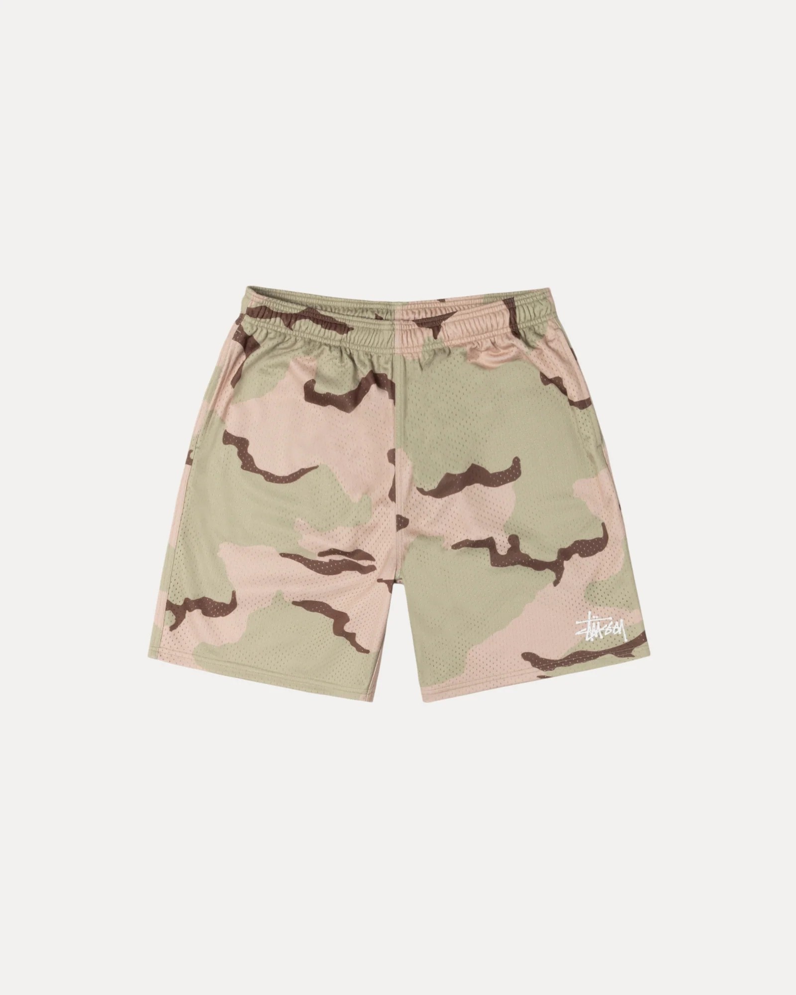Stüssy Basic Mesh Short 'Sand Camo'