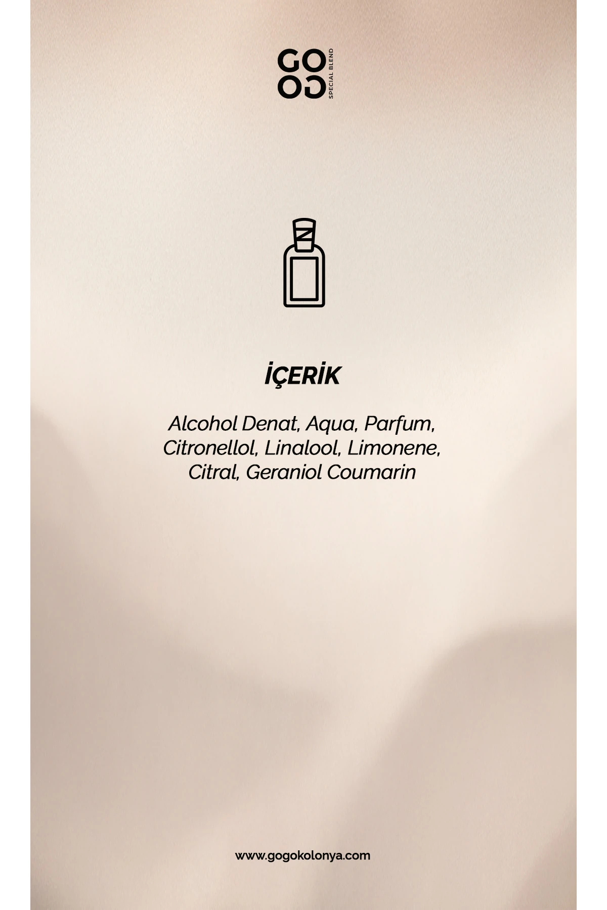 Gogo Aqua Kolonya 250ml Cam Şişe