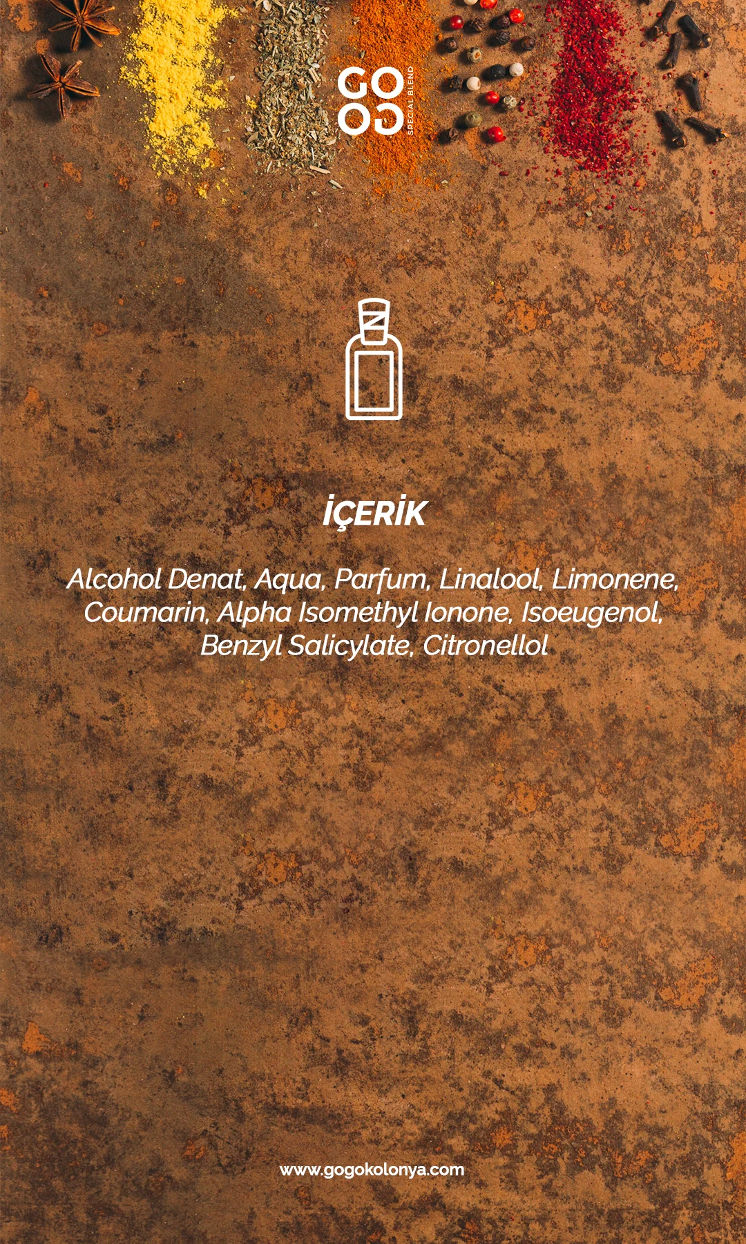 Gogo Spice Kolonya 250ml Plastik Şişe - 20 Adet