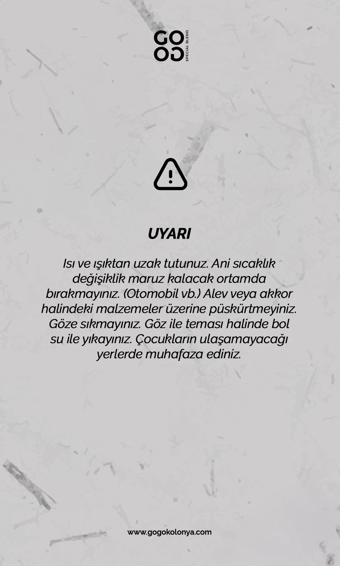 Gogo Lemon Cheesecake Kolonya 250ml Pet Şişe